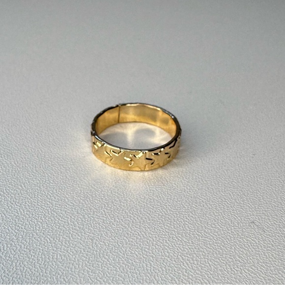 5pc Gold Minimalist Rings Set - Picture 5 of 6